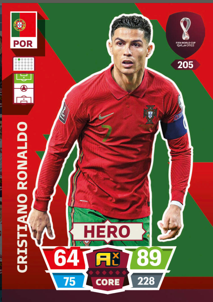 Panini World Cup 2022 Adrenalyn XL - 205 - Cristiano Ronaldo - Hero