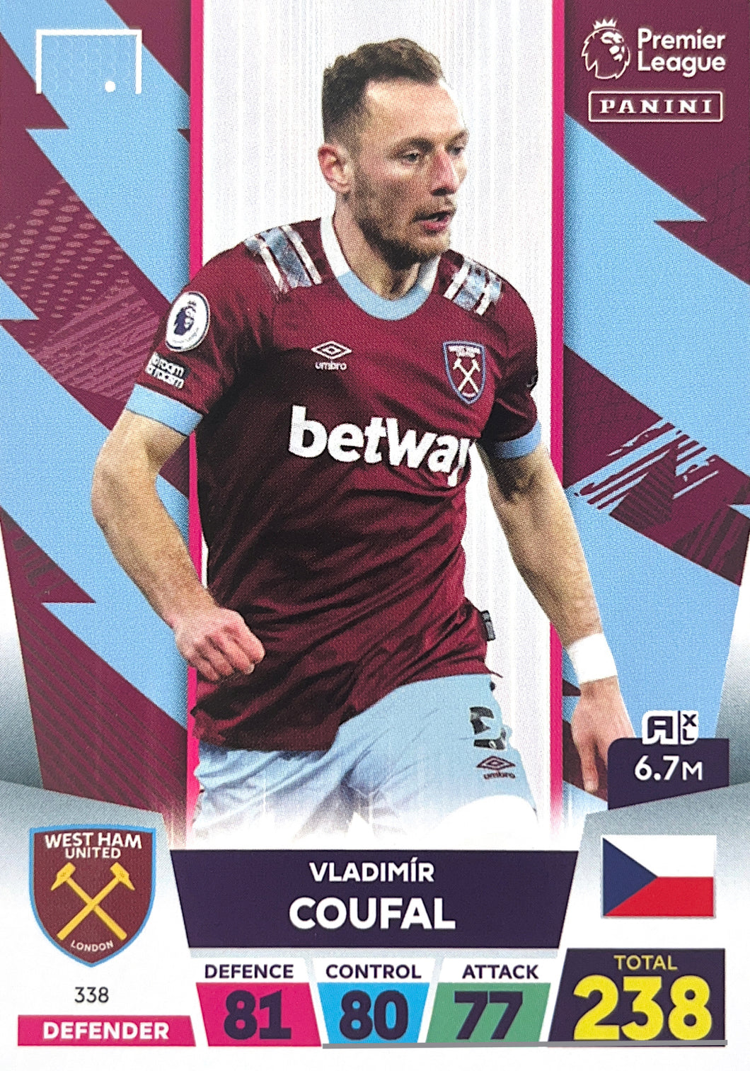 Panini Adrenalyn XL 2022/23 - 338 - Vladimír Coufal