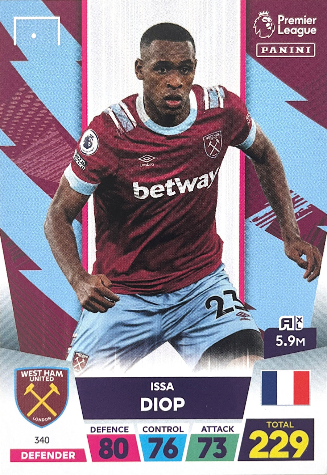 Panini Adrenalyn XL 2022/23 - 340 - Issa Diop