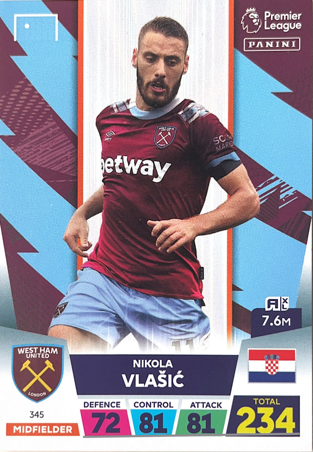 Panini Adrenalyn XL 2022/23 - 345 - Nikola Vlasic