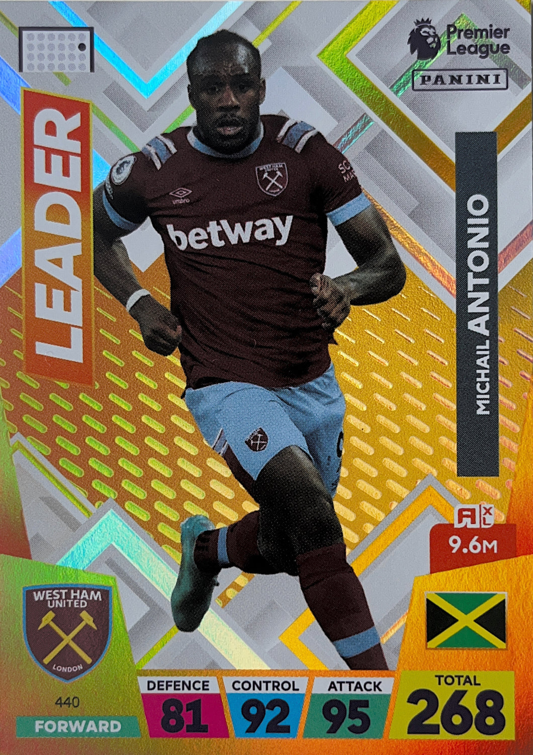 Panini Adrenalyn XL 2022/23 - 440 - Michail Antonio - Leader