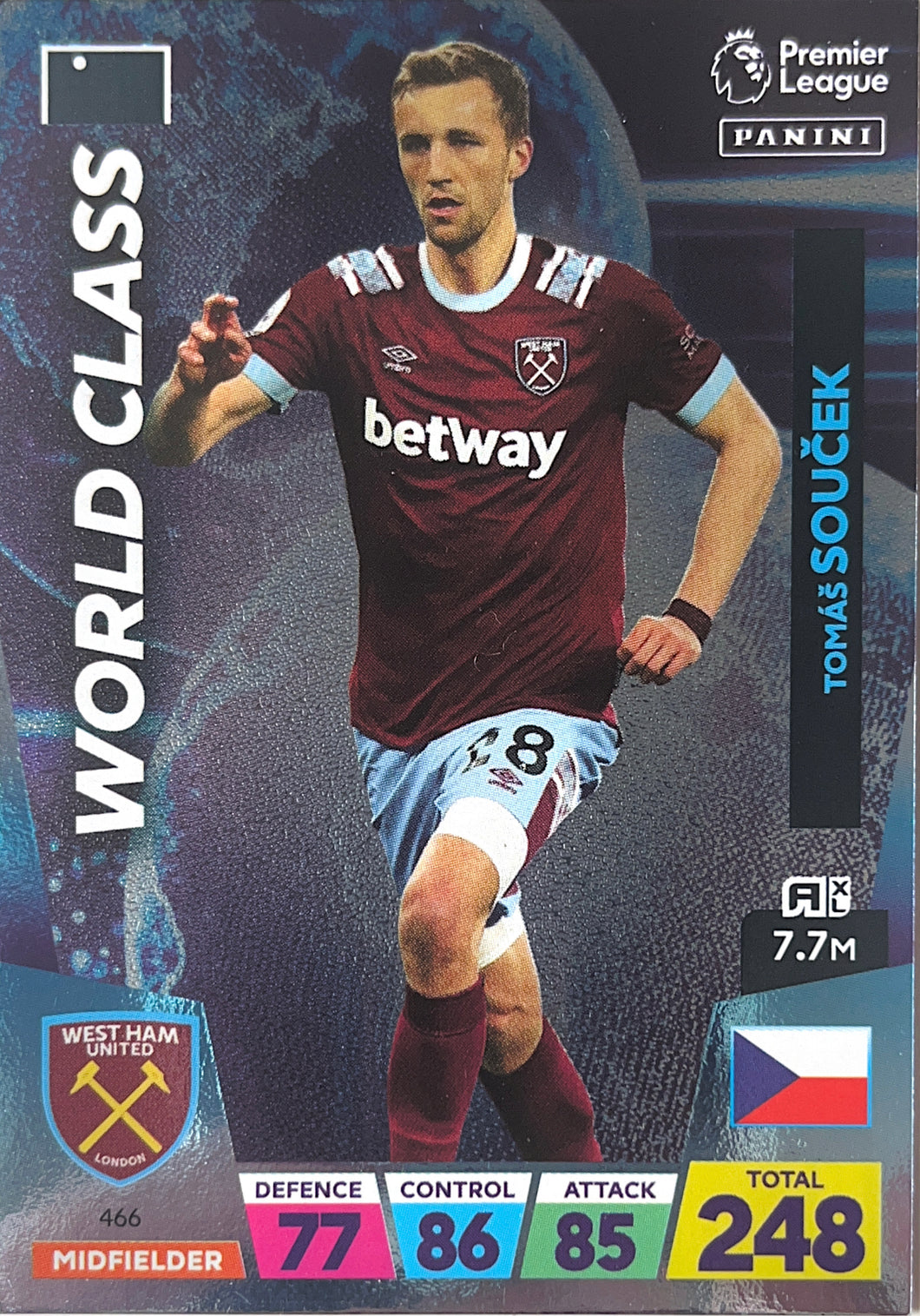 Panini Adrenalyn XL 2022/23 - 466 - Tomás Soucek - World Class
