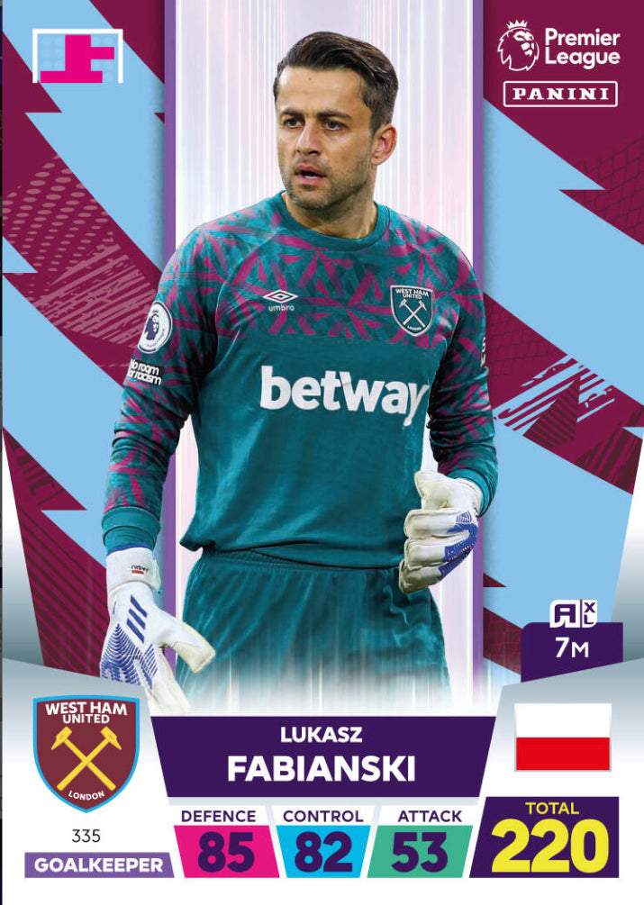 Panini Adrenalyn XL 2022/23 - 335 - Lukasz Fabianski