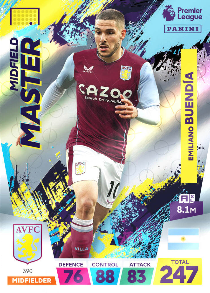 Panini Adrenalyn XL 2022/23 - 390 - Emiliano Buendía - Midfield Master