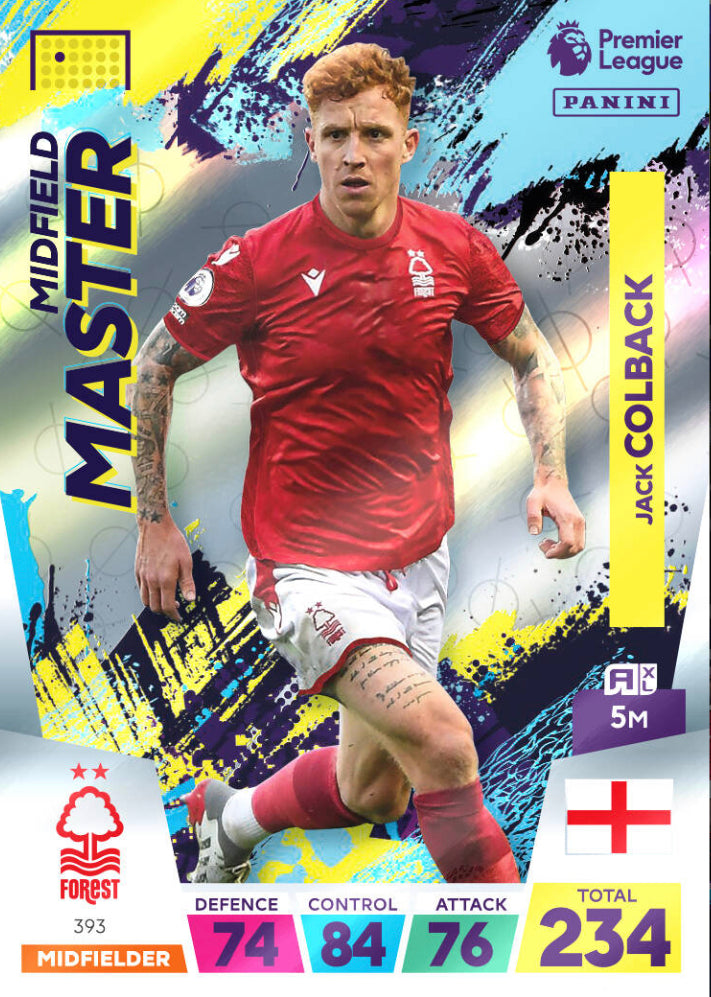 Panini Adrenalyn XL 2022/23 - 393 - Jack Colback - Midfield Master