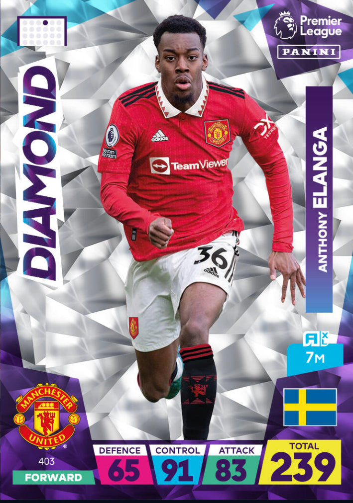 Panini Adrenalyn XL 2022/23 - 403 - Anthony Elanga - Diamond