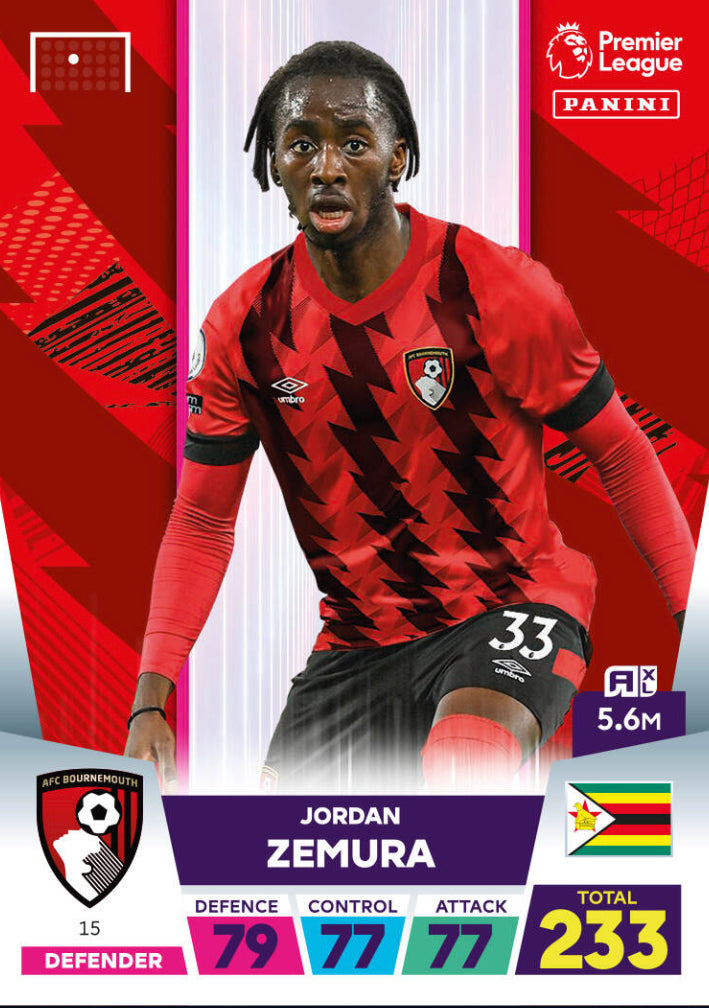 Panini Adrenalyn XL 2022/23 - 015 - Jordan Zemura