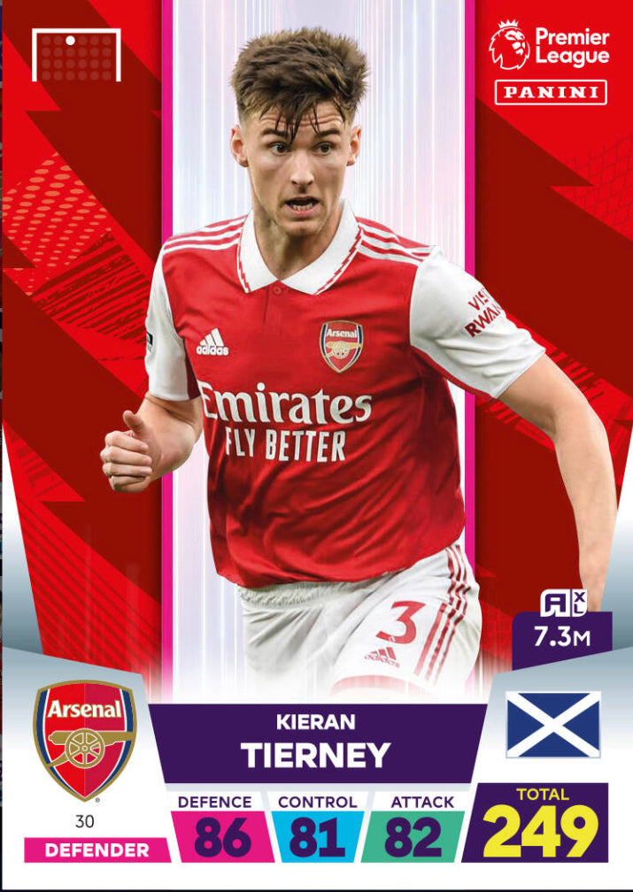 Panini Adrenalyn XL 2022/23 - 030 - Kieran Tierney