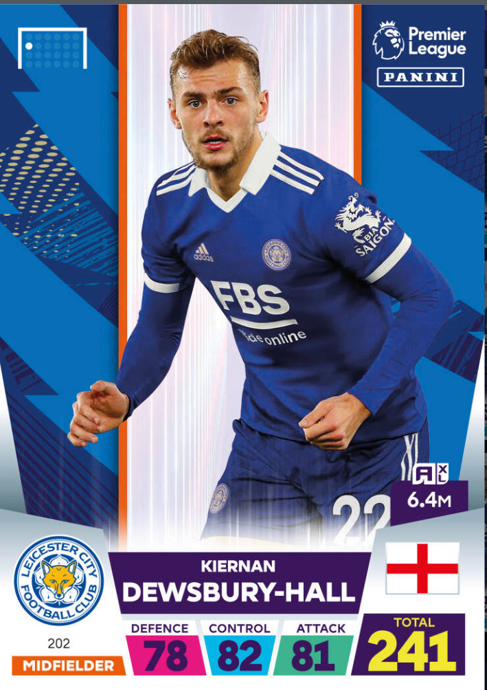 Panini Adrenalyn XL 2022/23 - 202 - Kiernan Dewsbury-Hall