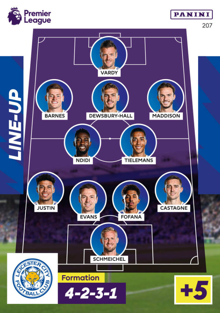 Panini Adrenalyn XL 2022/23 - 207 - Leicester City Line-Up