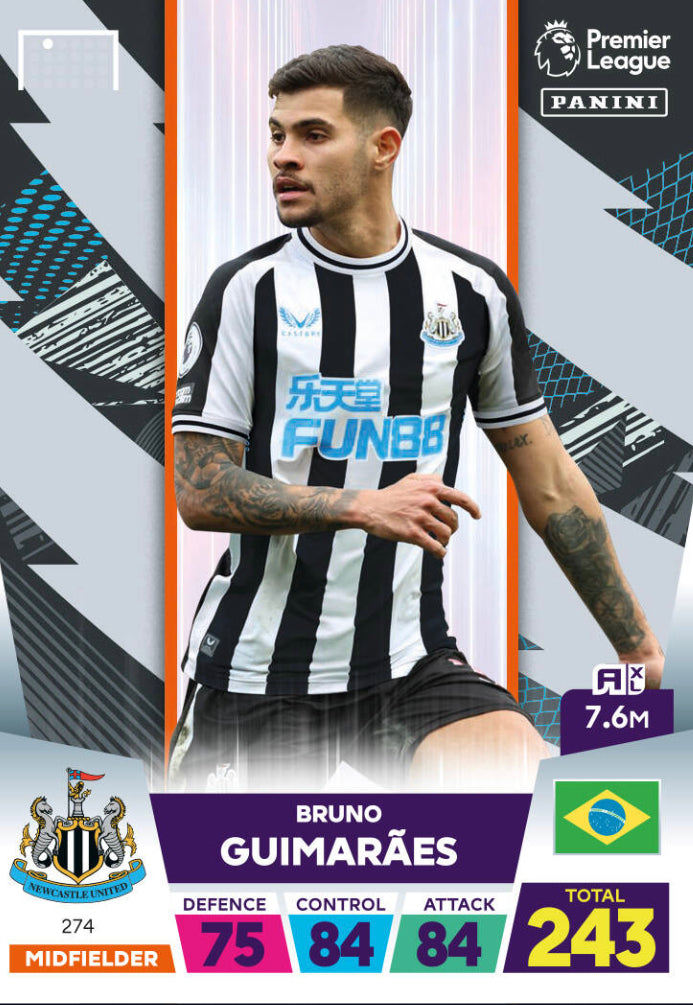 Panini Adrenalyn XL 2022/23 - 274 - Bruno Guimaraes