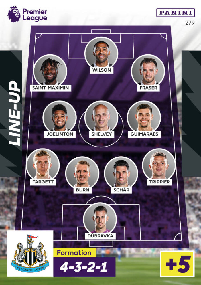 Panini Adrenalyn XL 2022/23 - 279 - Newcastle United Line-Up