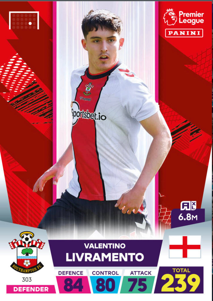 Panini Adrenalyn XL 2022/23 - 303 - Valentino Livramento