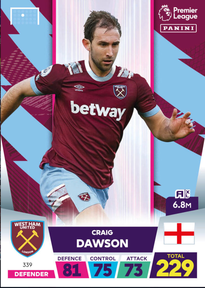 Panini Adrenalyn XL 2022/23 - 339 - Craig Dawson