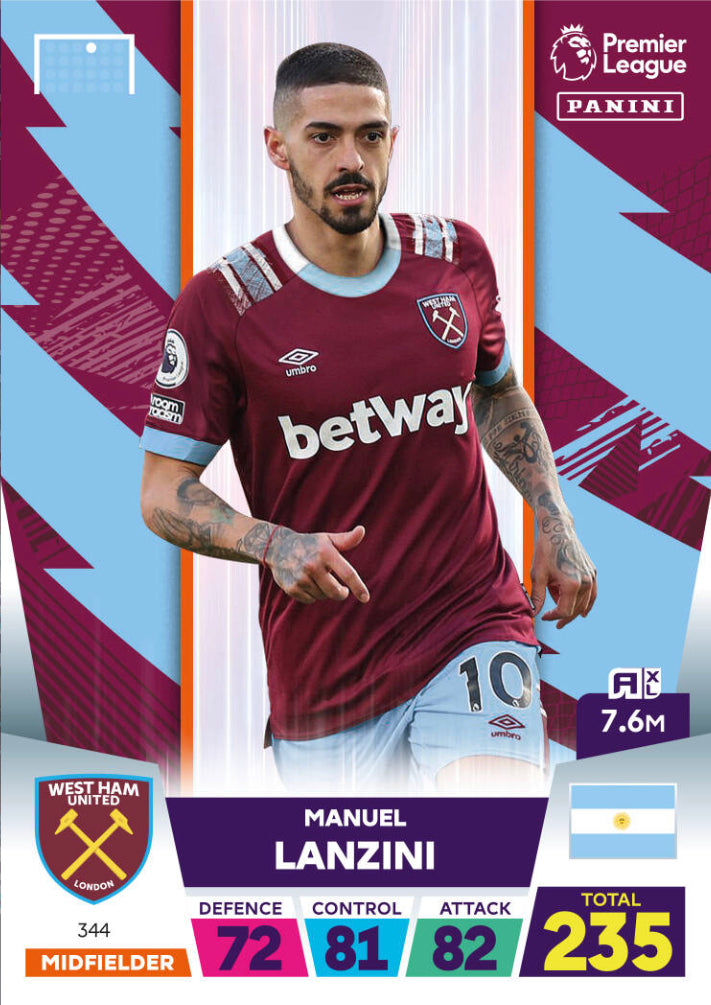 Panini Adrenalyn XL 2022/23 - 344 - Manuel Lanzini