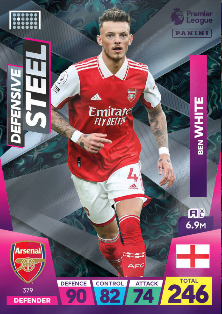 Panini Adrenalyn XL 2022/23 - 379 - Ben White - Defensive Steel