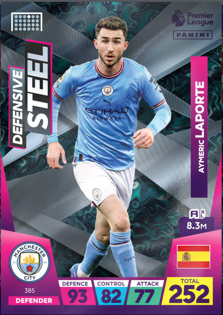 Panini Adrenalyn XL 2022/23 - 385 - Aymeric Laporte - Defensive Steel