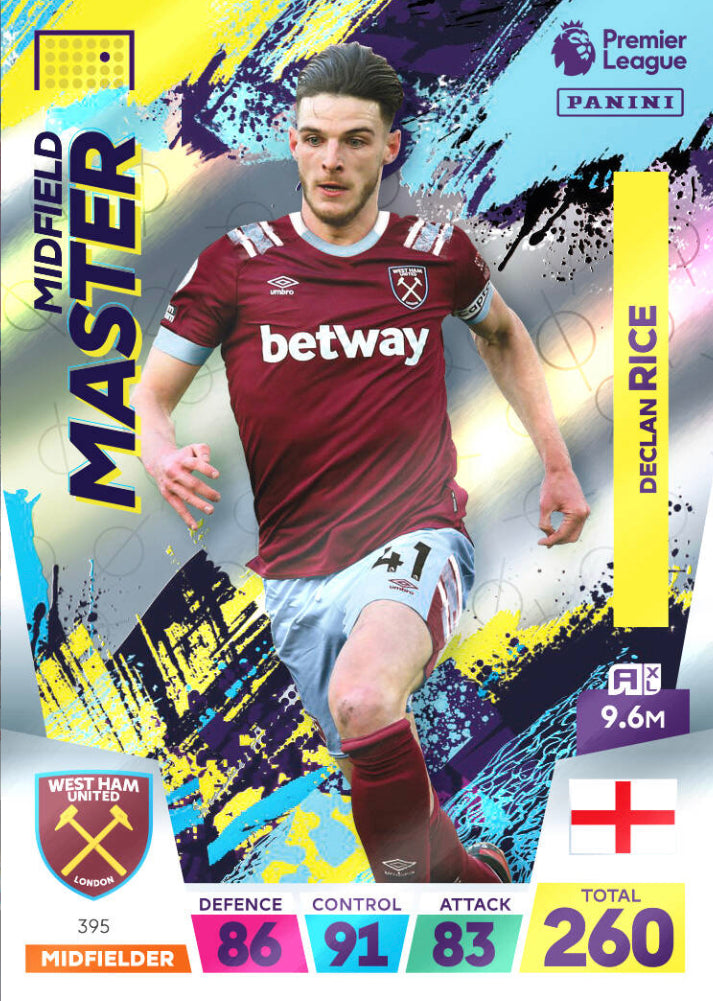 Panini Adrenalyn XL 2022/23 - 395 - Declan Rice - Midfield Master
