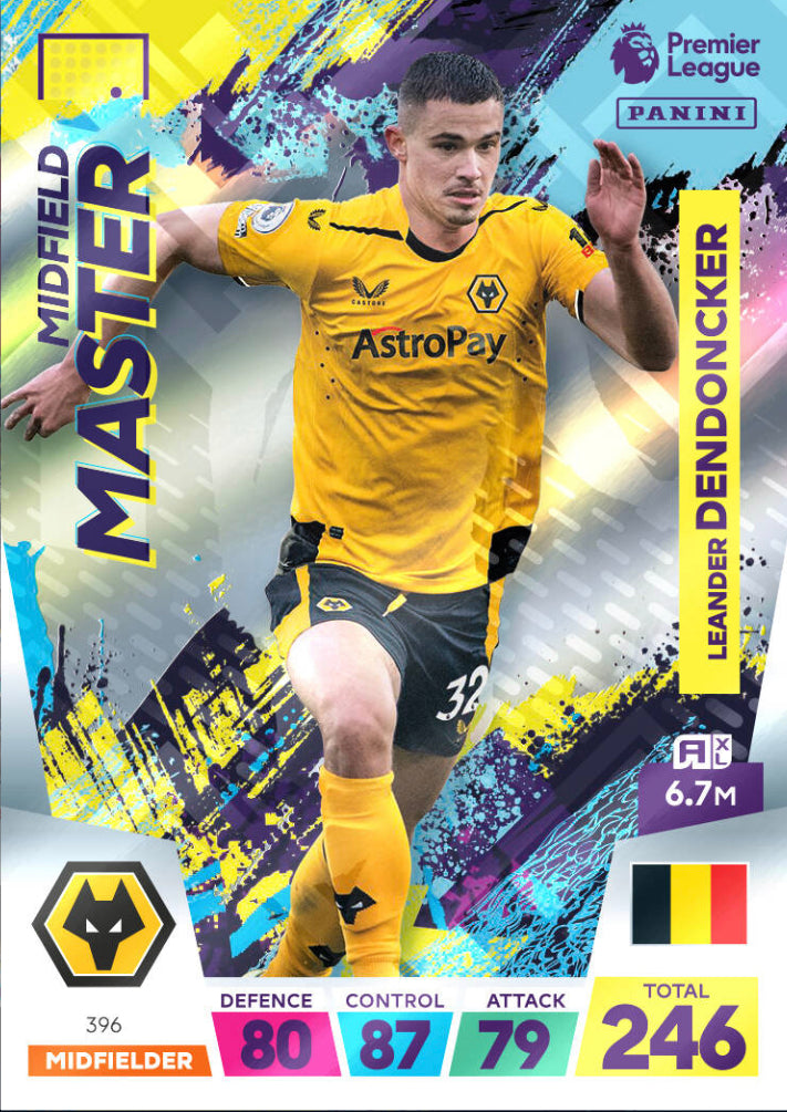 Panini Adrenalyn XL 2022/23 - 396 - Leander Dendoncker - Midfield Master
