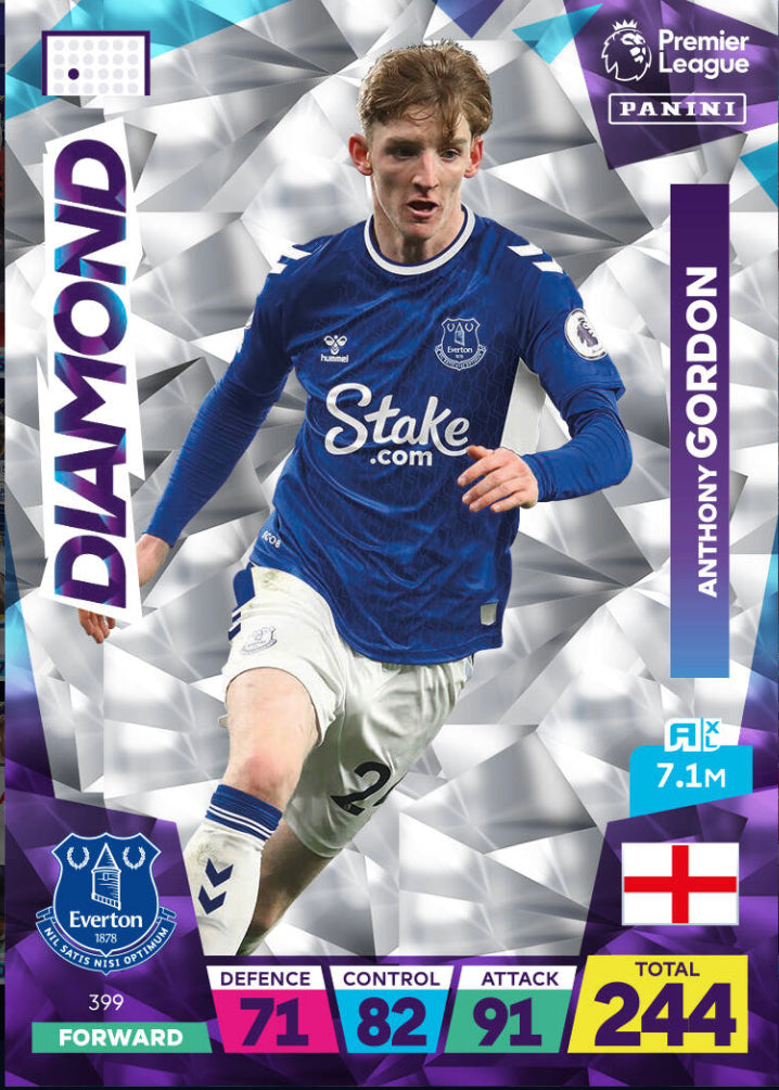 Panini Adrenalyn XL 2022/23 - 399 - Anthony Gordon - Diamond