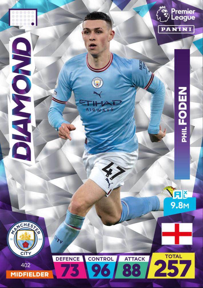 Panini Adrenalyn XL 2022/23 - 402 - Phil Foden - Diamond