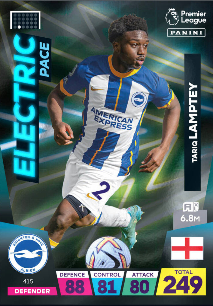 Panini Adrenalyn XL 2022/23 - 415 - Tariq Lamptey - Electric Pace