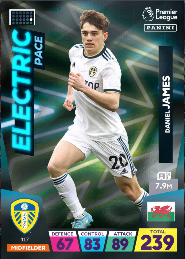 Panini Adrenalyn XL 2022/23 - 417 - Daniel James - Electric Pace