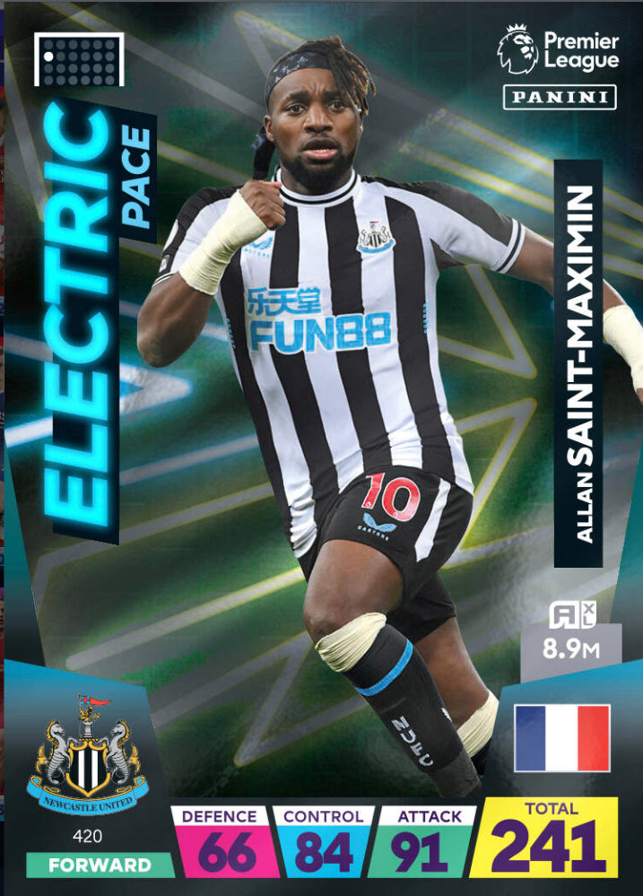 Panini Adrenalyn XL 2022/23 - 420 - Allan Saint-Maximin - Electric Pace