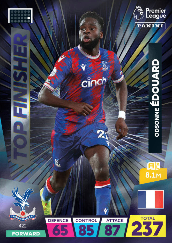 Panini Adrenalyn XL 2022/23 - 422 - Odsonne Édouard - Top Finisher