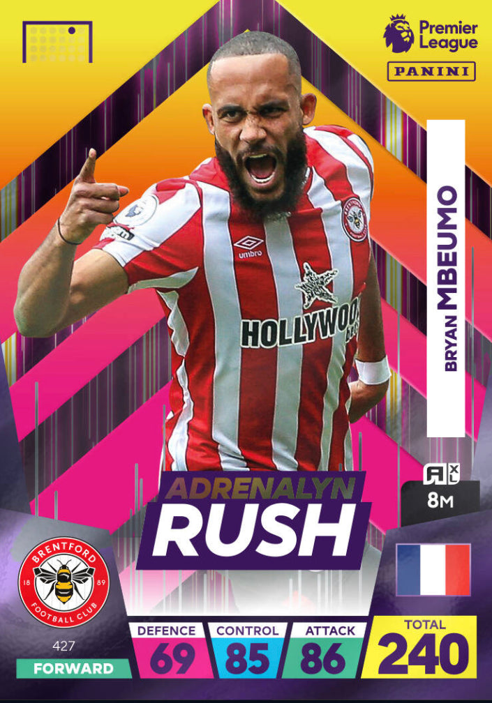 Panini Adrenalyn XL 2022/23 - 427 - Bryan Mbeumo - Adrenalyn Rush
