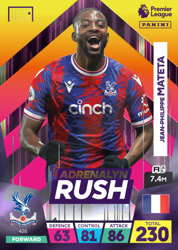 Panini Adrenalyn XL 2022/23 - 428 - Jean-Philippe Mateta - Adrenalyn Rush