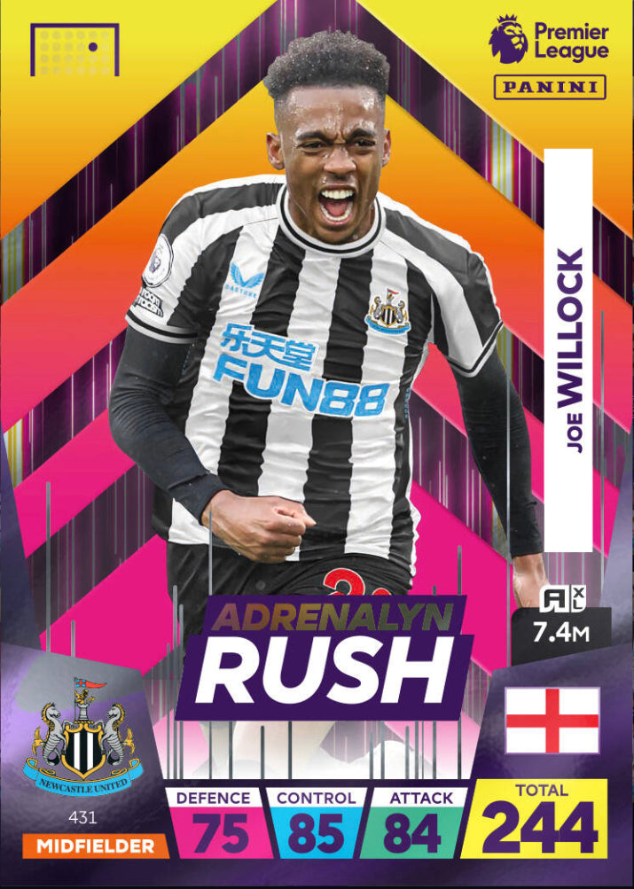 Panini Adrenalyn XL 2022/23 - 431 - Joe Willock - Adrenalyn Rush