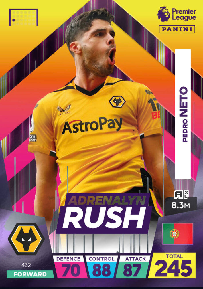 Panini Adrenalyn XL 2022/23 - 432 - Pedro Neto - Adrenalyn Rush