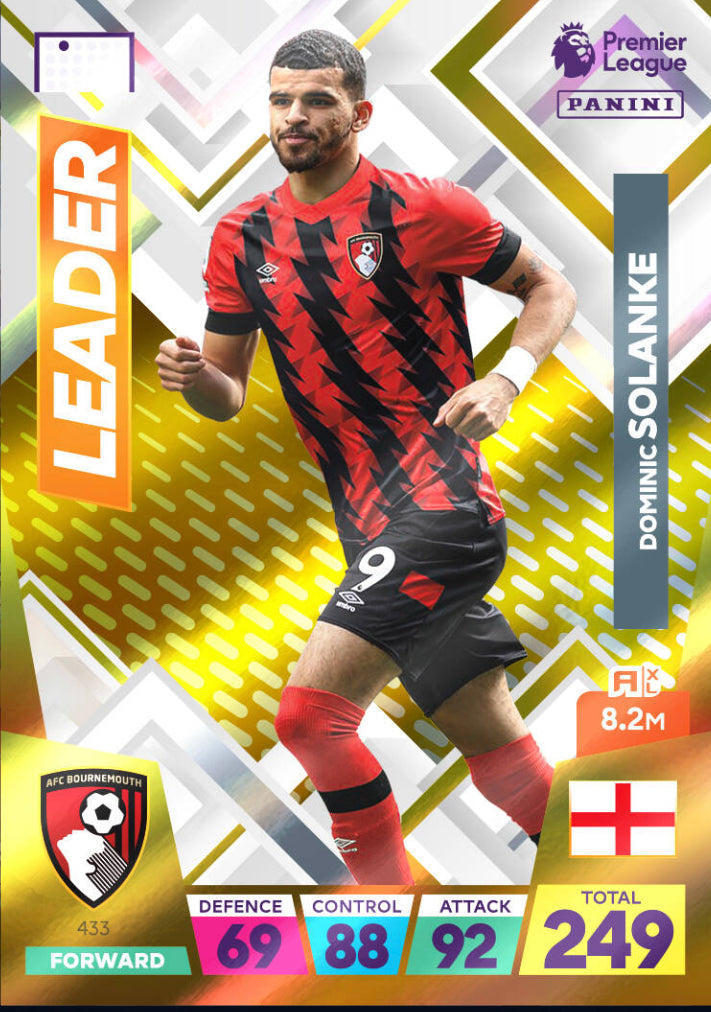 Panini Adrenalyn XL 2022/23 - 433 - Dominic Solanke - Leader
