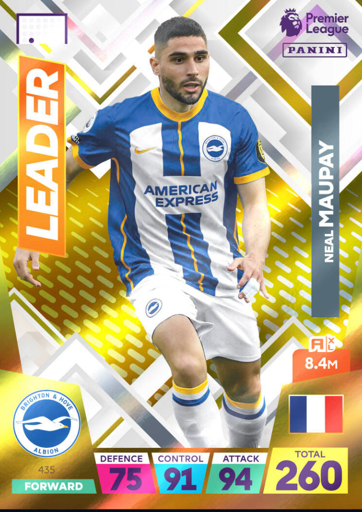 Panini Adrenalyn XL 2022/23 - 435 - Neal Maupay - Leader