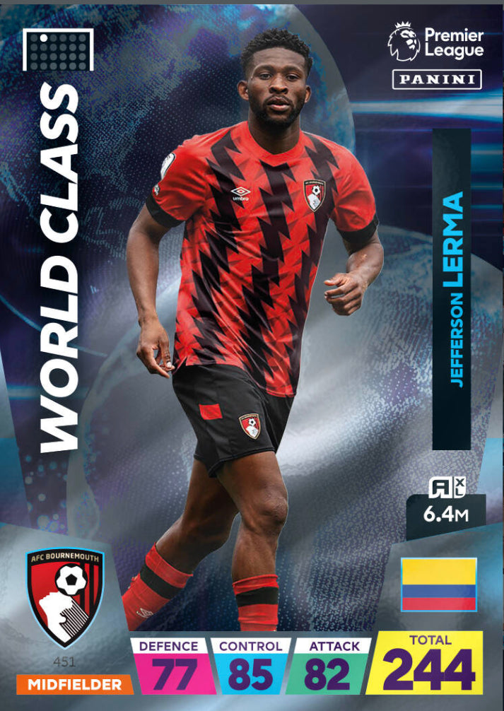 Panini Adrenalyn XL 2022/23 - 451 - Jefferson Lerma - World Class