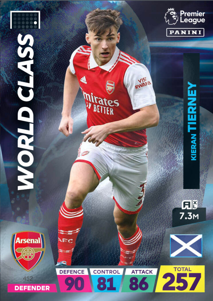 Panini Adrenalyn XL 2022/23 - 452 - Kieran Tierney - World Class