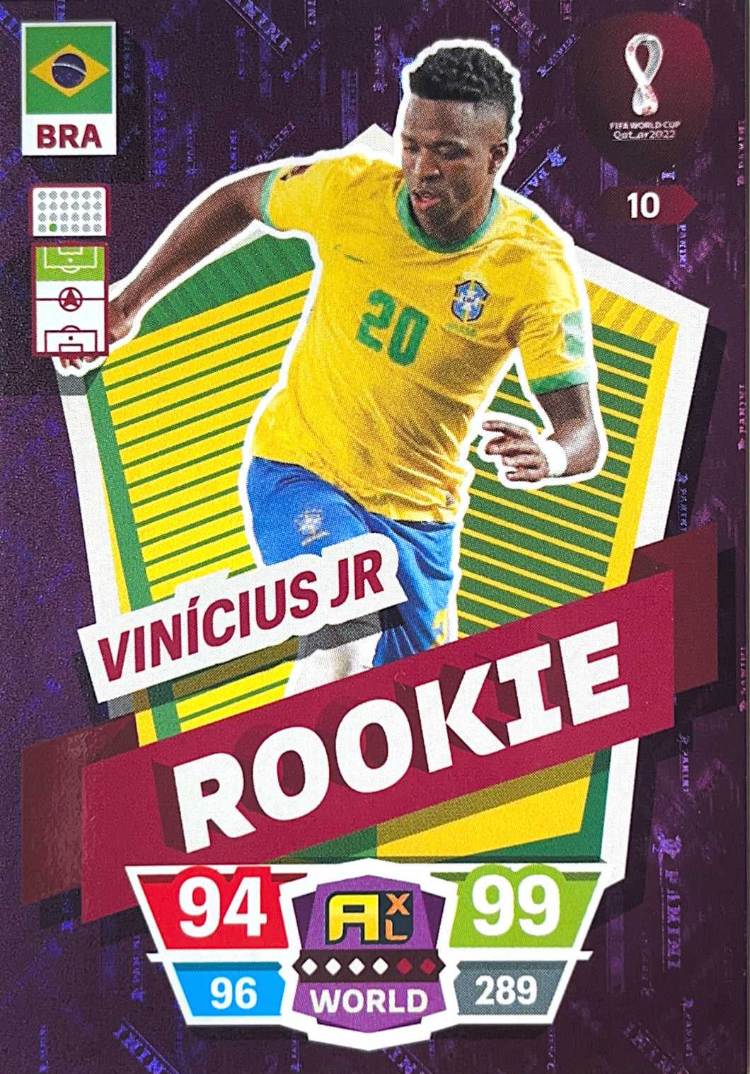 Panini World Cup 2022 Adrenalyn XL - 010 - Vinícius JR - Rookie