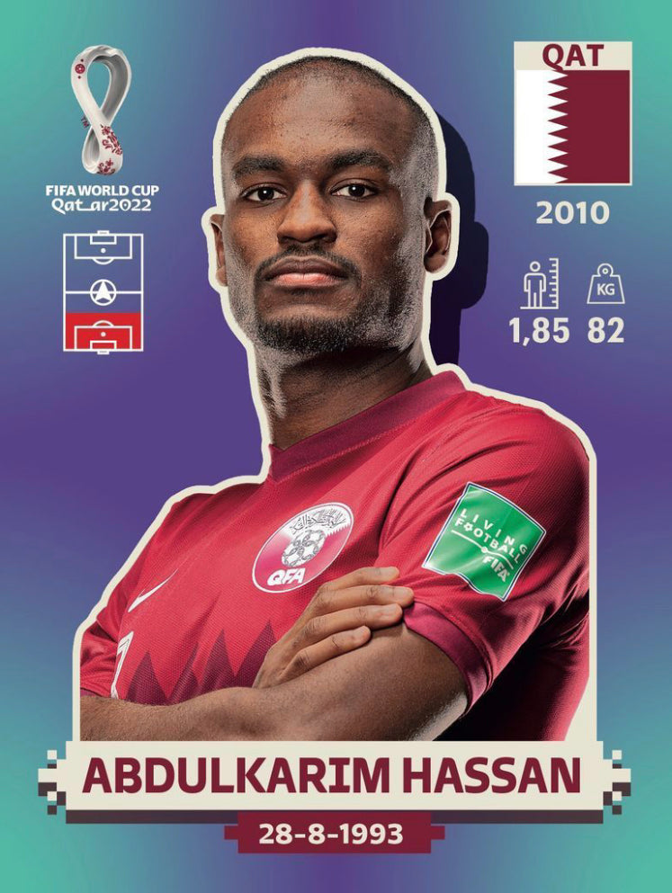 Panini World Cup 2022 Stickers - QAT 007 - Abdulkarim Hassan