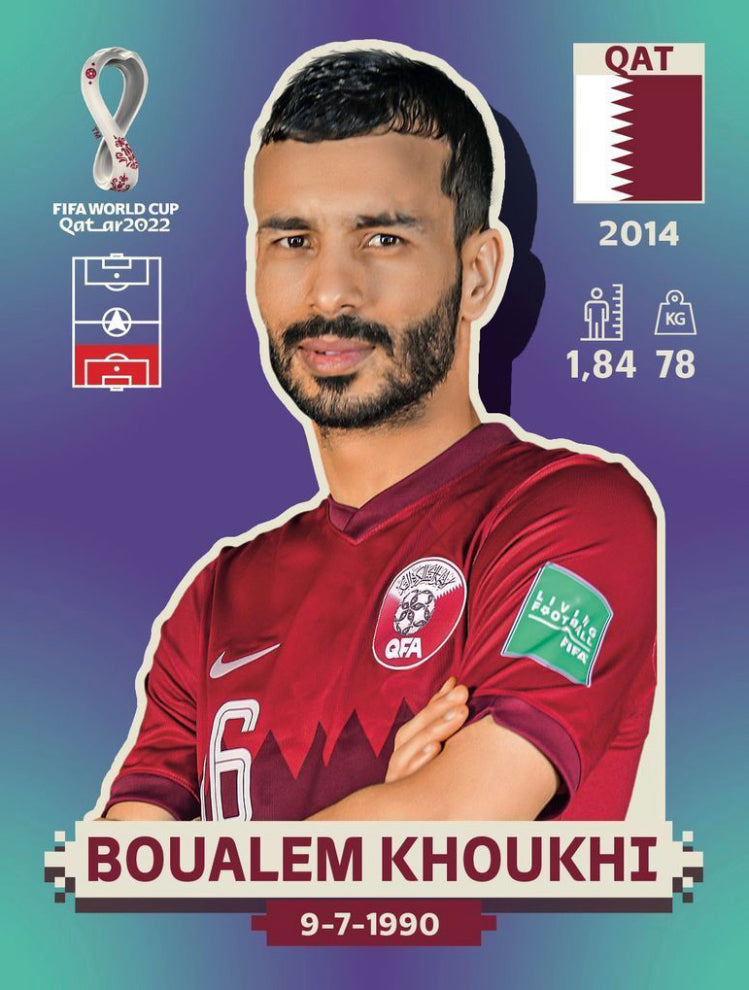 Panini World Cup 2022 Stickers - QAT 009 - Boualem Khoukhi