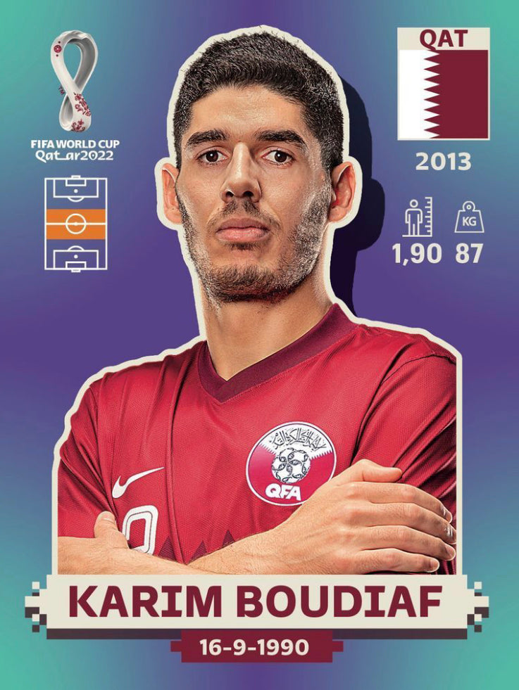 Panini World Cup 2022 Stickers - QAT 012 - Karim Boudiaf