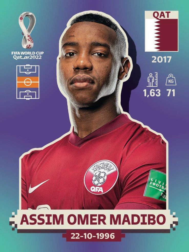 Panini World Cup 2022 Stickers - QAT 014 - Assim Omer Madibo