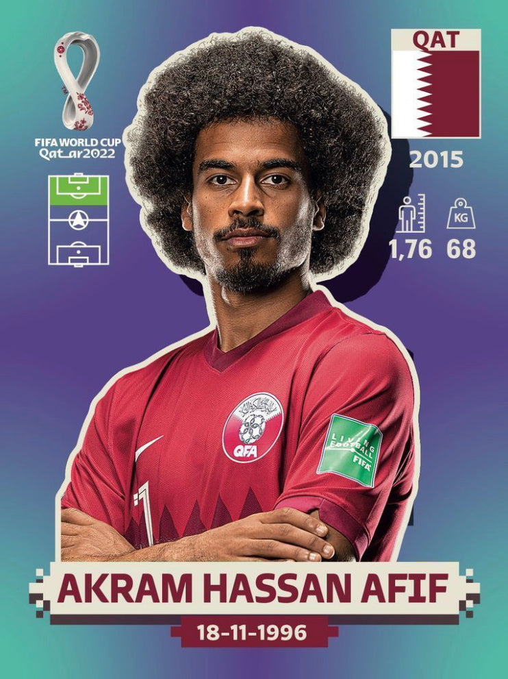 Panini World Cup 2022 Stickers - QAT 016 - Akram Hassan Afif