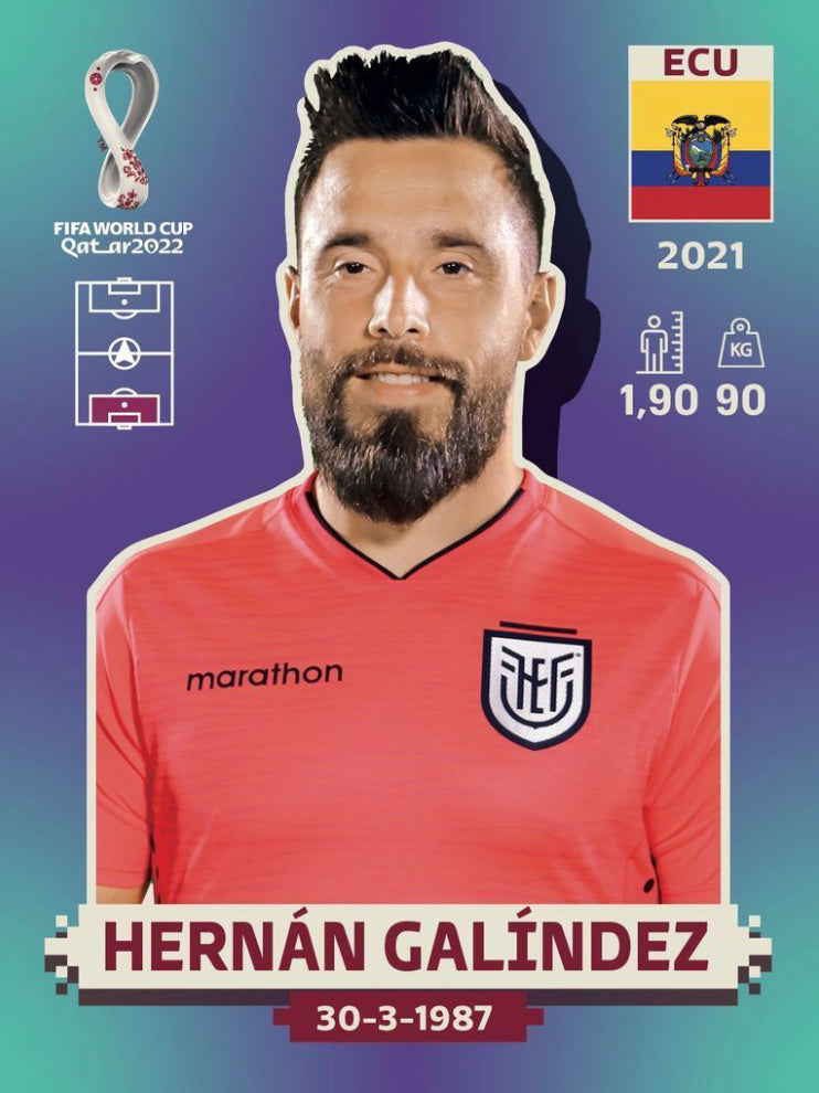 Panini World Cup 2022 Stickers - ECU 003 - Hernán Galíndez