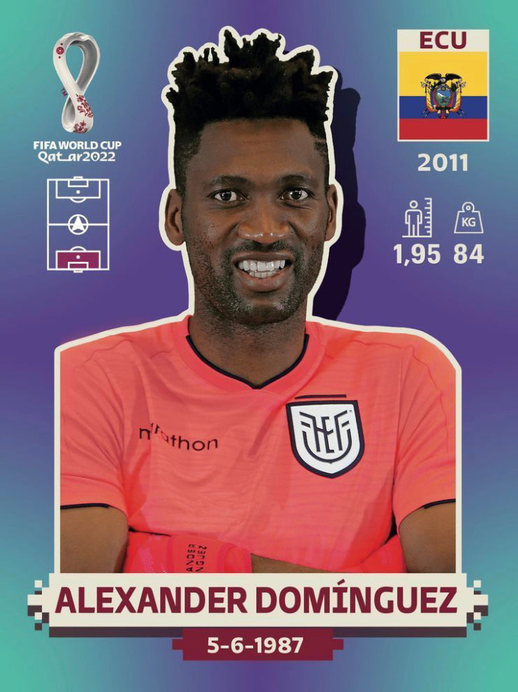 Panini World Cup 2022 Stickers - ECU 004 - Alexander Domínguez