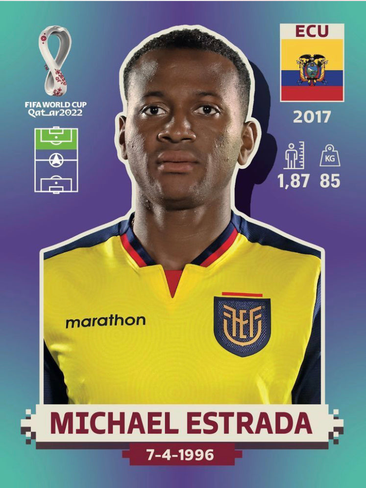 Panini World Cup 2022 Stickers - ECU 016 - Michael Estrada