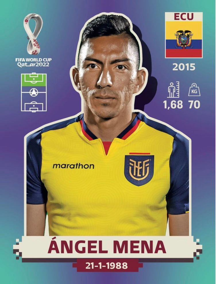 Panini World Cup 2022 Stickers - ECU 017 - Ángel Mena