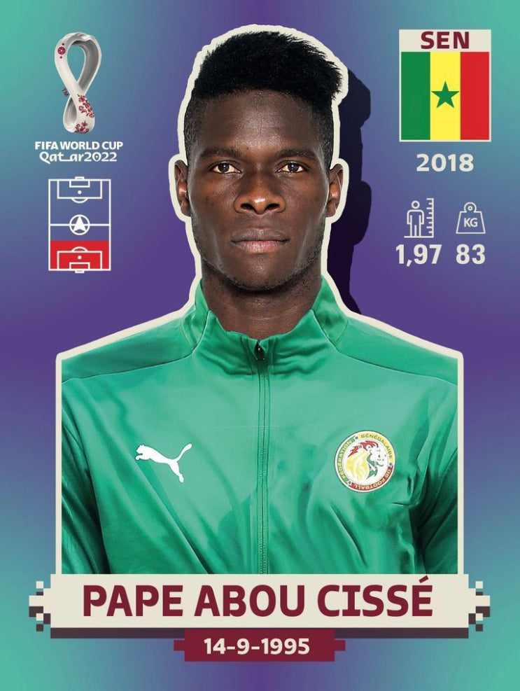 Panini World Cup 2022 Stickers - SEN 006 - Pape Abou Cissé