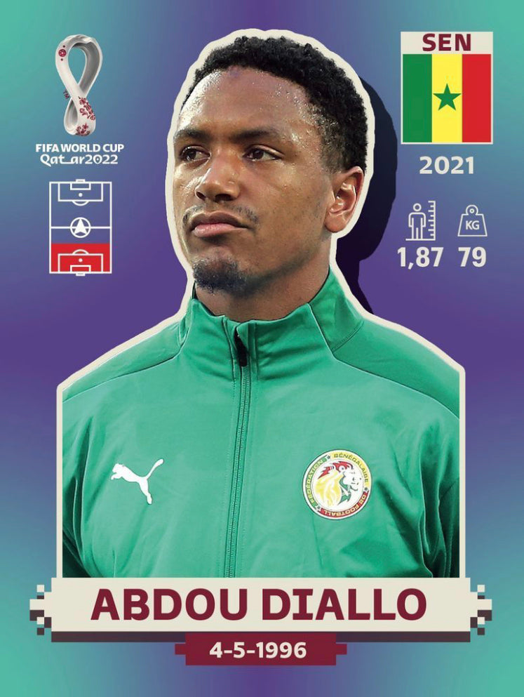 Panini World Cup 2022 Stickers - SEN 007 - Abdou Diallo