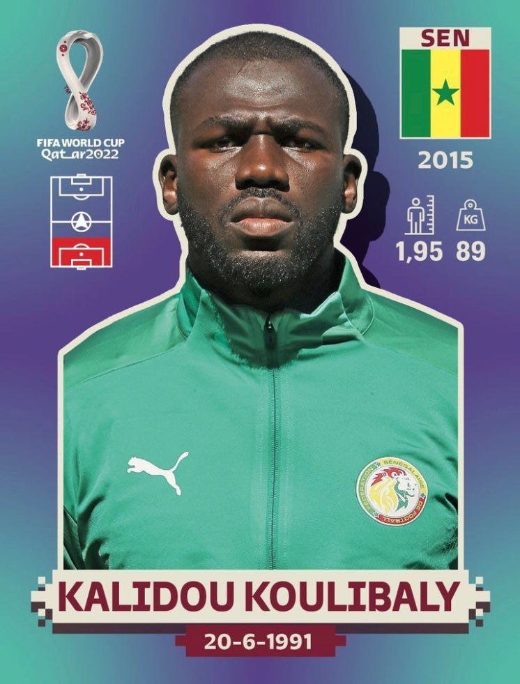 Panini World Cup 2022 Stickers - SEN 008 - Kalidou Koulibaly